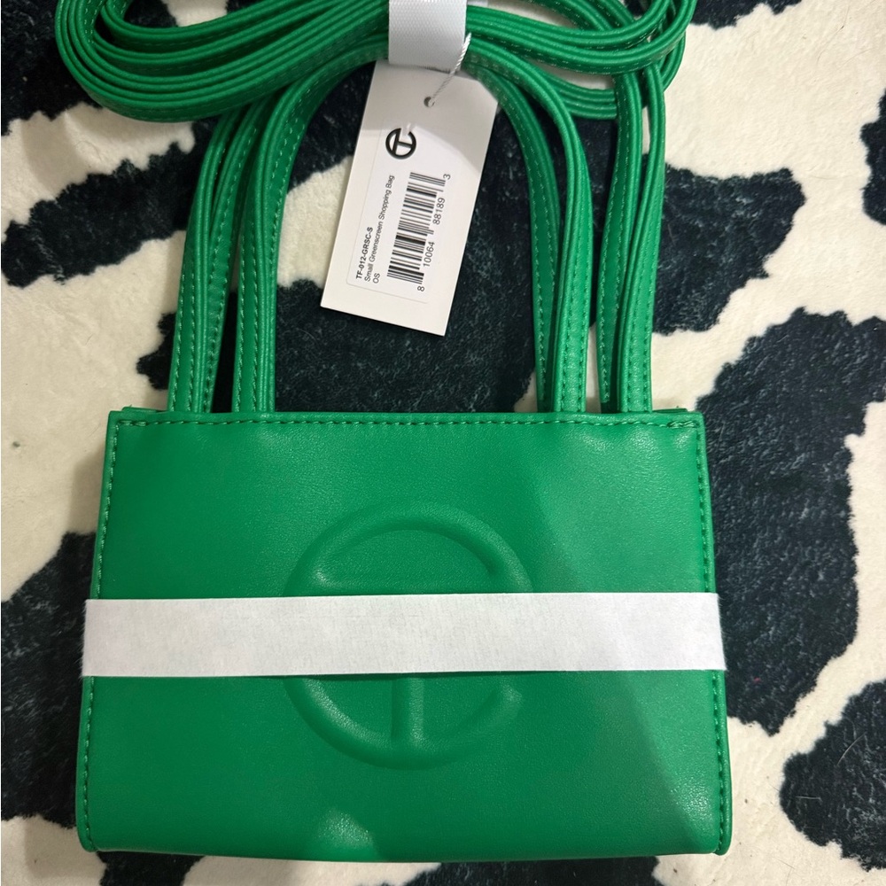 Telfar Green Mini Shopping Bag - Picture 2 of 7
